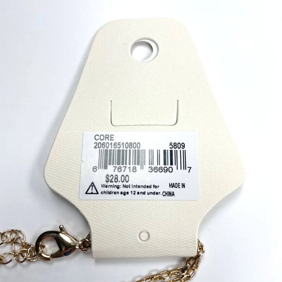 NEW Crown & Ivy Double Strand Necklace Gold-Tone Pearl 30"-32" - Picture 2 of 5